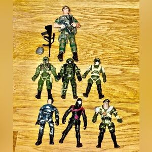 Lot Of 7 G.I.Joe Figures​​​